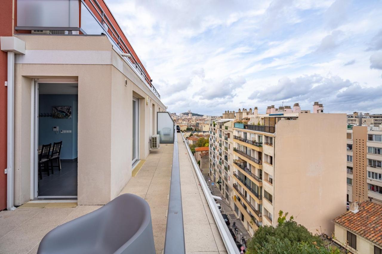 "Chez Marius" Appartement Avec Terrasse Pour 4 Personnes A Marseille Bagian luar foto